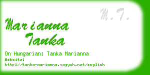 marianna tanka business card